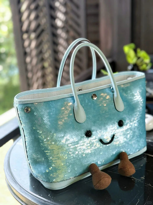 Blue Mermaid Garden Totes