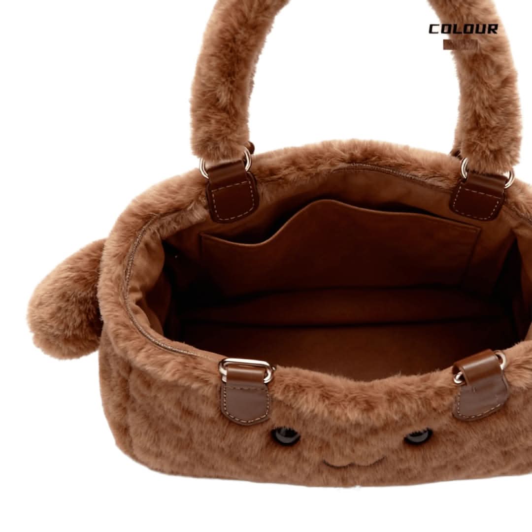 Jellyaora Classic Chocolate Boston Bag 10.2-inch