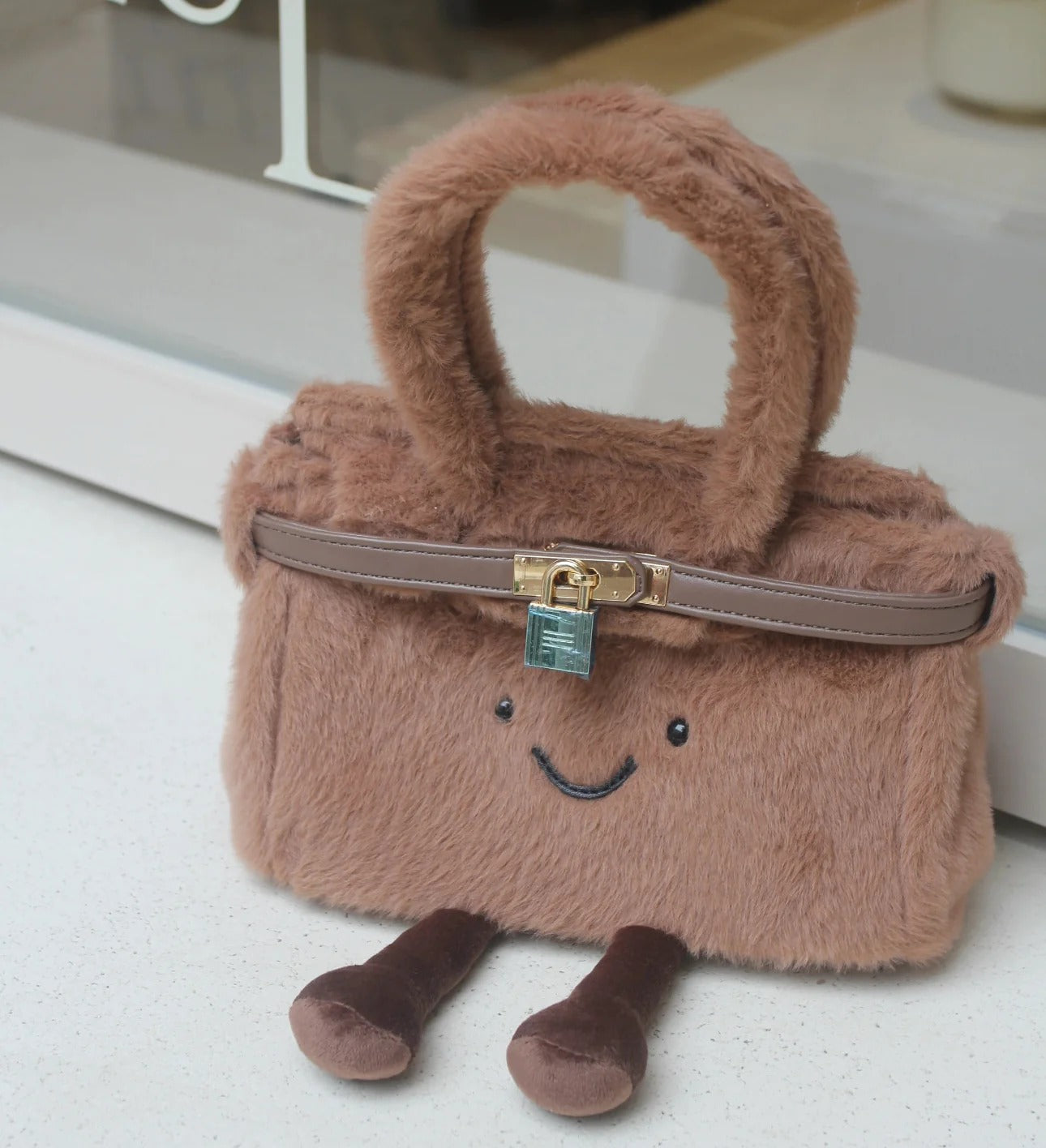 Classic Cocoa Brown Fleece Jelly Bag 9.8-inch