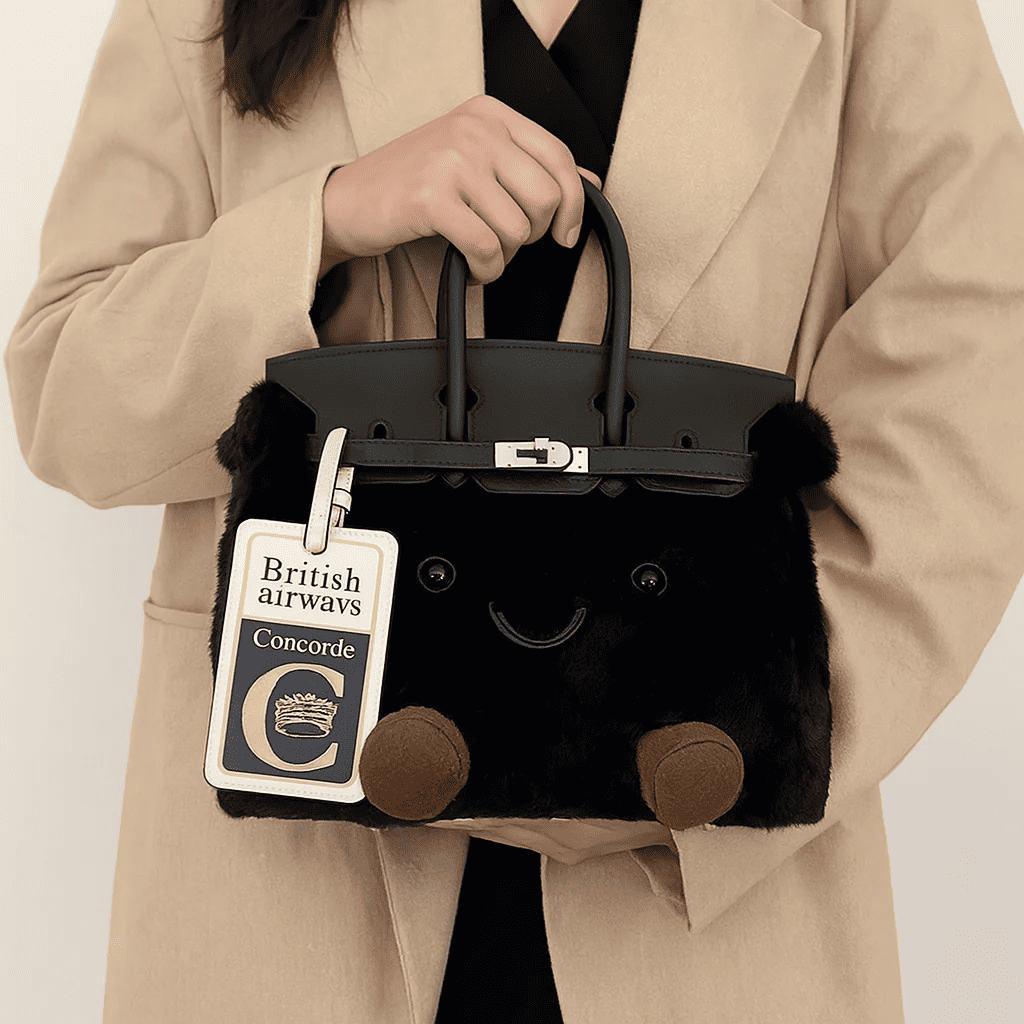 Classic Black Fleece BK Bag-Medium