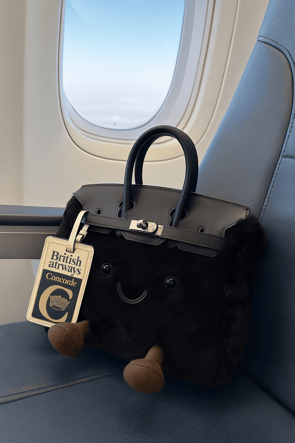 Classic Black Fleece BK Bag-Medium