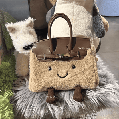 Classic Brown Fluff BK Bag-Medium