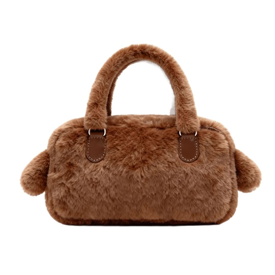 Jellyaora Classic Chocolate Boston Bag 10.2-inch