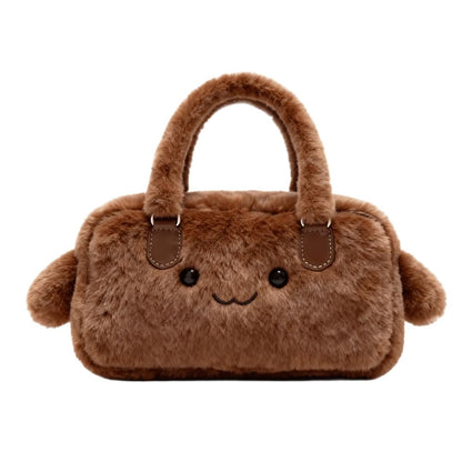 Jellyaora Classic Chocolate Boston Bag 10.2-inch