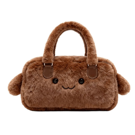 Jellyaora Classic Chocolate Boston Bag 10.2-inch