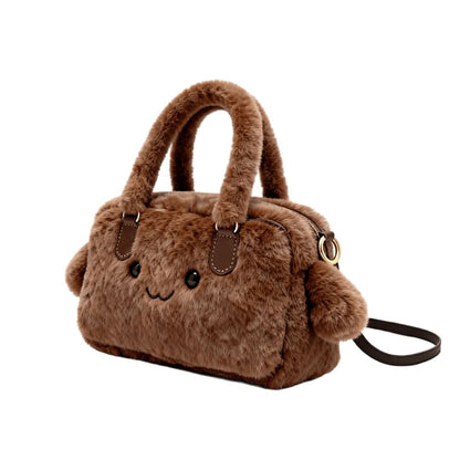 Jellyaora Classic Chocolate Boston Bag 10.2-inch