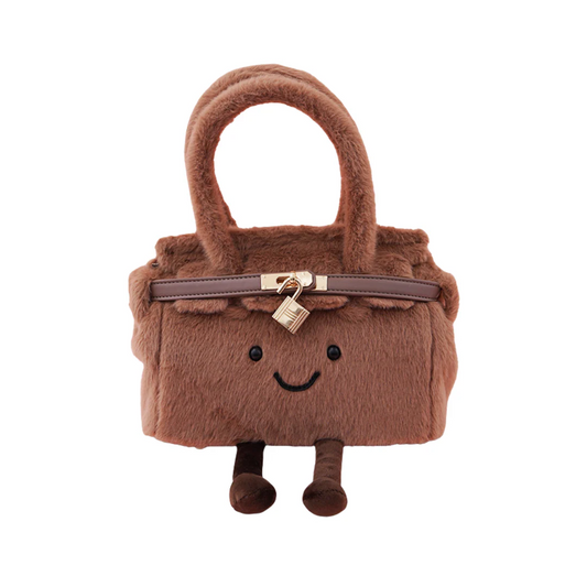 Classic Cocoa Brown Fleece Jelly Bag 9.8-inch