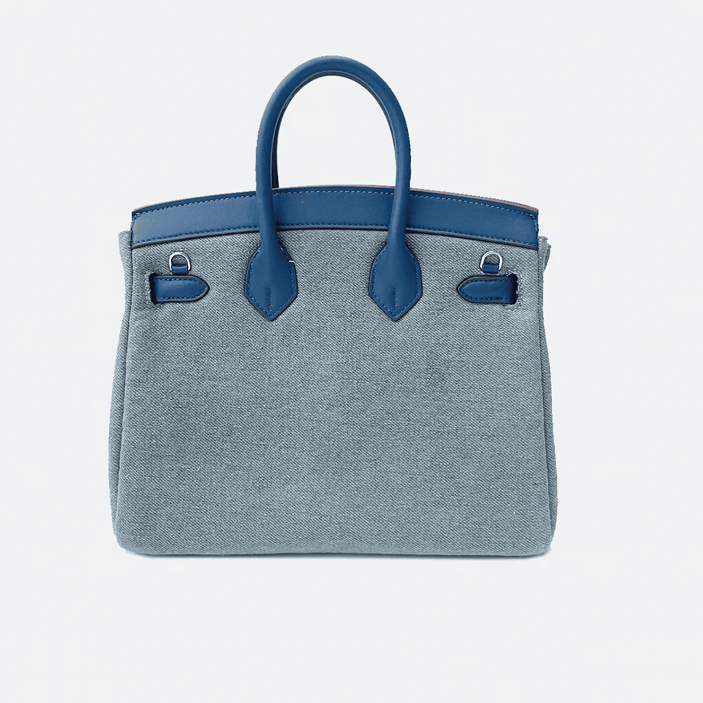 Classic Denim Fluff BK Bag-Medium