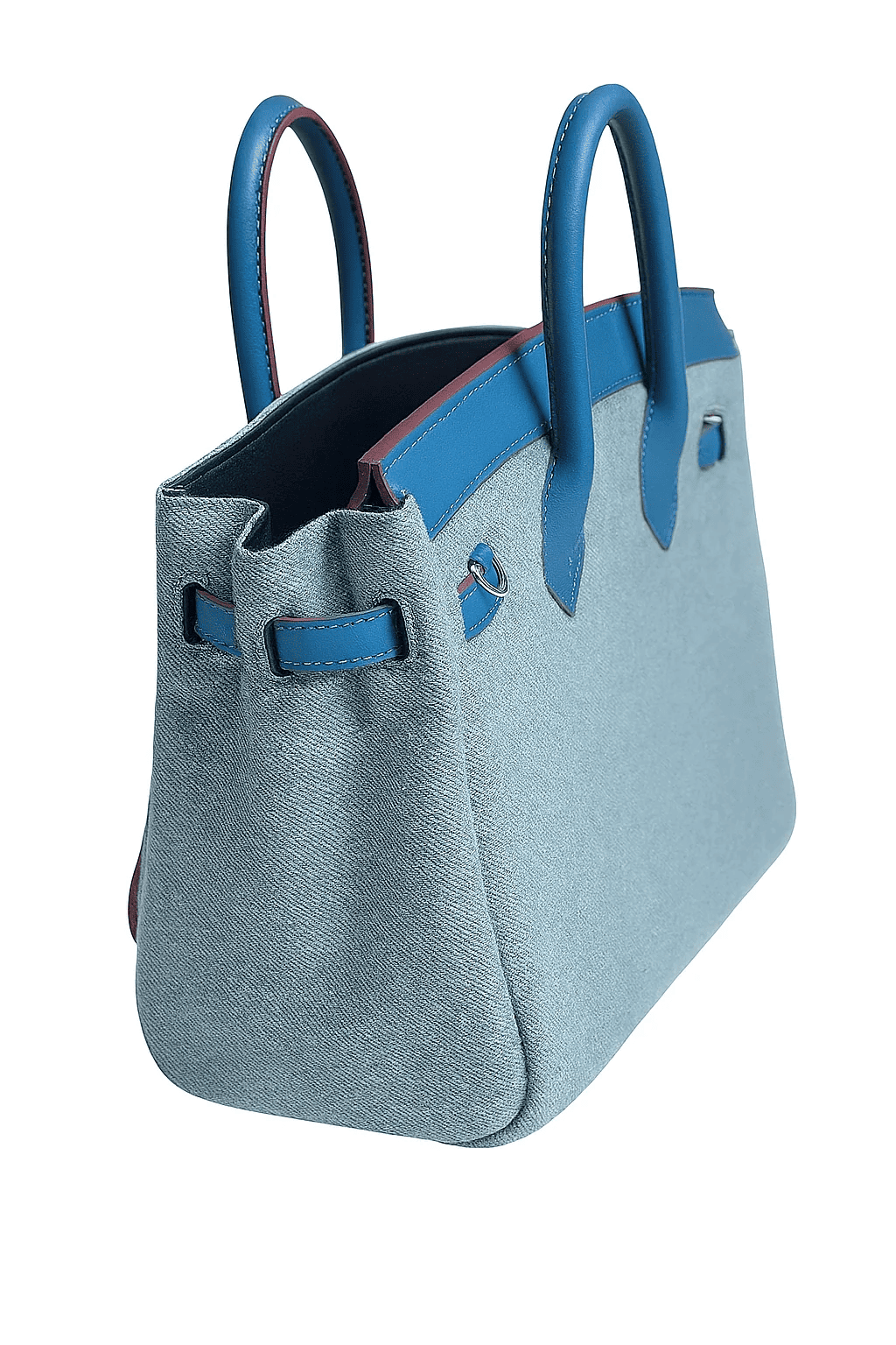 Classic Denim Fluff BK Bag-Medium