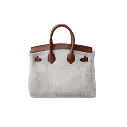 Classic Grey Fluff BK Bag -Medium