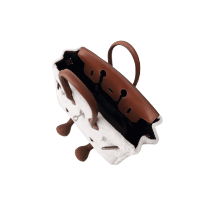 Classic Grey Fluff BK Bag -Medium