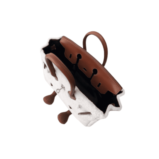 Classic Grey Fluff BK Bag -Medium