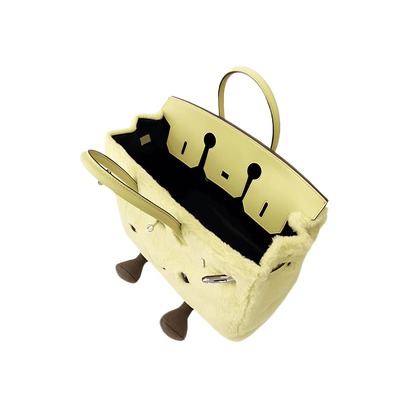 Classic Lemon Jelly birkin Bag 7/9.8-inch