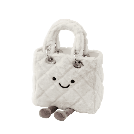Classic Marshmallow Pluffy Lady Fleece BK Bag -Medium
