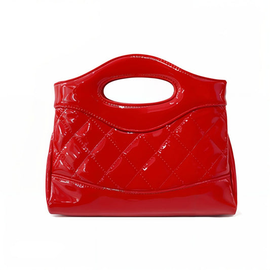 Classic Red Chain Crossbody Evening Bags for Women Party Clutch