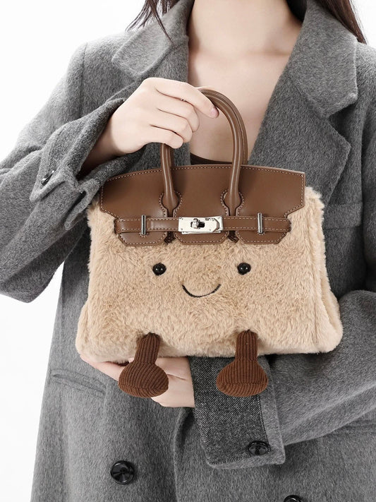Classic Brown Fleece Jelly Bag-Medium