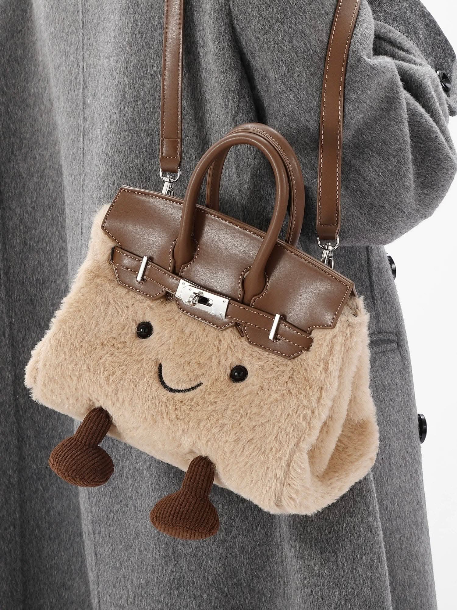 Classic Brown Fleece Jelly Bag-Medium