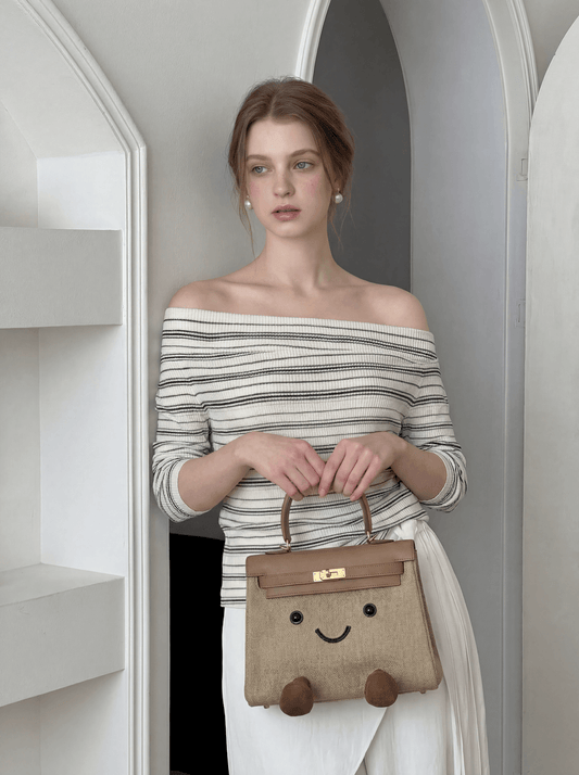 Classic Khaki Denim Kelly Bag