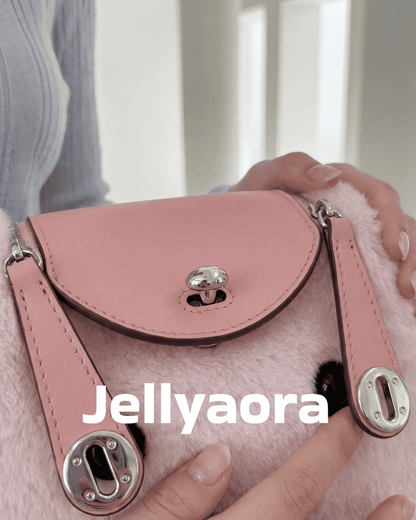 Pink Fluff Mini Lindy Bag